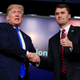 President Donald Trump with Charlie Kirk at the Generation Next White House forum in 2018.